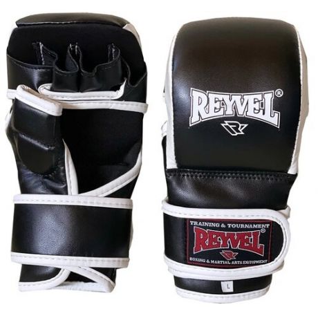 Перчатки REYVEL PRO TRAINING MMA для единоборств черные S