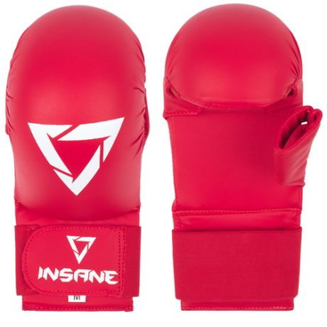 Накладки для карате с защитой пальца Insane Scorpio, пу, красный размер M