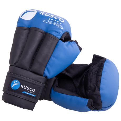 Перчатки RUSCO SPORT из искусственной кожи для рукопашного боя черный 6 oz