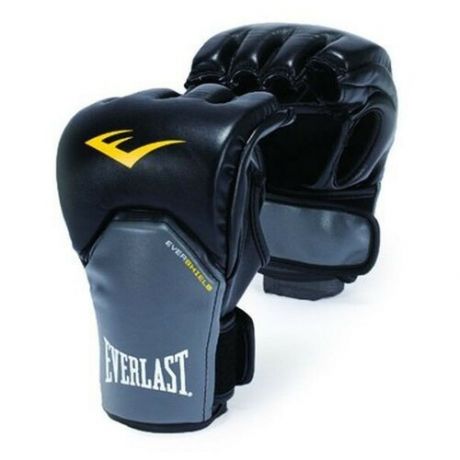 Перчатки Everlast Competition Style MMA LXL черные/серые