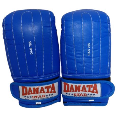 Снарядные перчатки Danata Star ( Блинчики ), натуральная кожа L синие