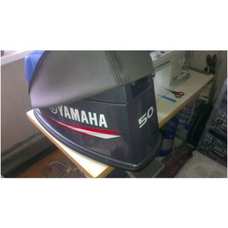 Неопреновый чехол - пыльник колпака (капота) лодочного мотора Yamaha 50 BET, 60 FET