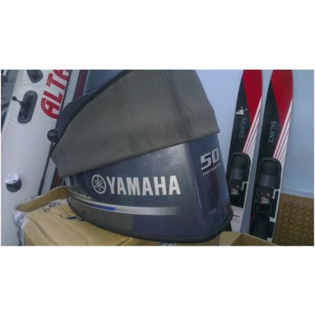 Неопреновый чехол - пыльник колпака (капота) лодочного мотора Yamaha F50 HETL, F60 FETL