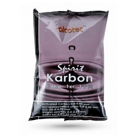 Уголь активированный минеральный Spirit Karbon (гранулы 0,4-0,85 мм), 1 кг