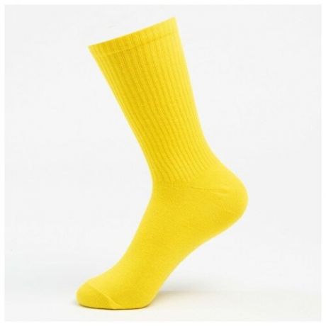 Носки неон, цвет желтый, размер 23-25