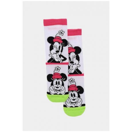 Утепленные носки Minnie Mouse, 1 пара Original Marines DBPCL076F_д Белый 22-24