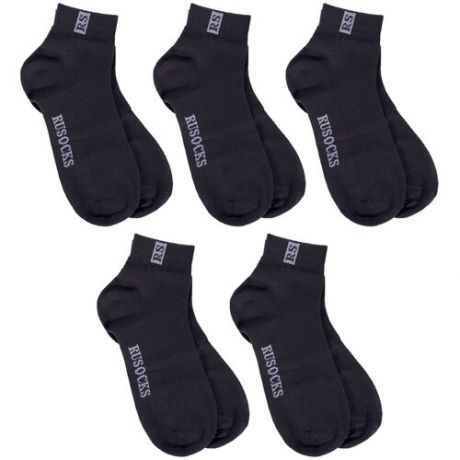 Комплект из 5 пар детских носков RuSocks (Орудьевский трикотаж) темно-серые, размер 16