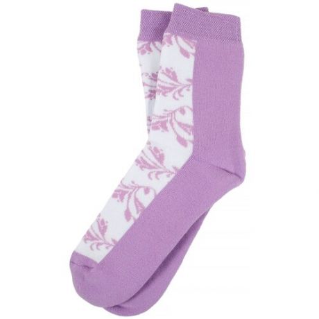 Детские махровые носки Брестские сиреневые, размер 23-24