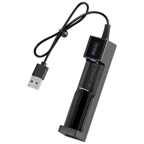 Зарядное устройство Run Energy для аккумуляторов Li-ion на 1 слот с USB-разъемом.