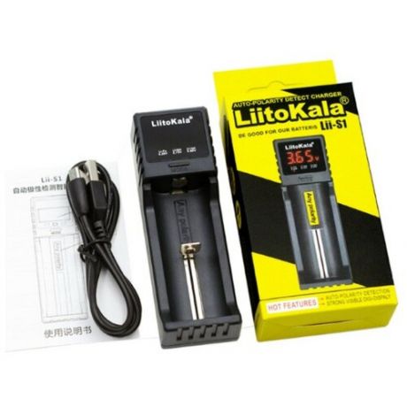 Зарядное устройство LiitoKala Lii-S1 для Li-ion, LiFePO4 и Ni-MH, Ni-Cd аккумуляторов / Зарядка для батареек / Зарядка для аккумуляторов