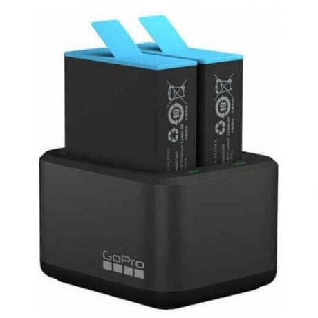 GoPro Зарядное устройство для двух аккумуляторов GoPro HERO9/HERO10 Black Dual Battery Charger + Battery