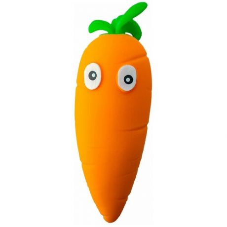Игрушка-мялка HTI Озорная Морковка оранжевый