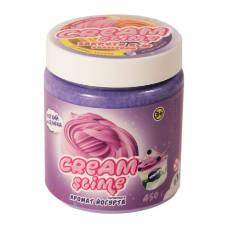 Слайм SLIME Cream аромат йогурта (SF05-J) фиолетовый