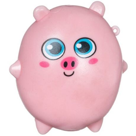 Игрушка-мялка BONDIBON Липучка-тянучка Поросенок (ВВ4301) розовый