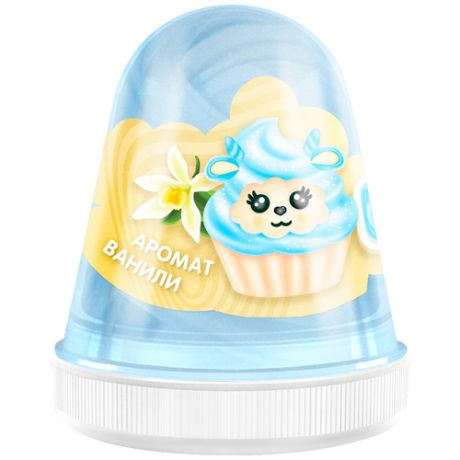 Лизун Monster's Slime Fluffy Slime аромат ванили голубой