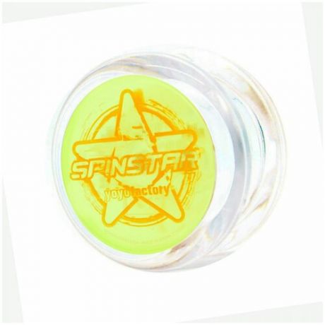 Йо-йо YoYoFactory SpinStar прозрачный желтый