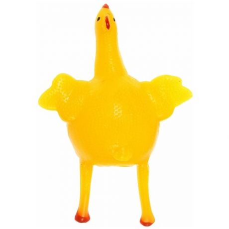 Мялка «Курица», с водой, с яйцом, цвет жёлтый