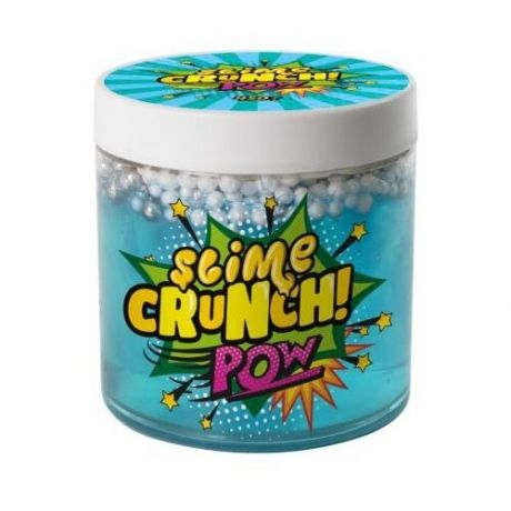 Слайм SLIME Crunch Pow с ароматом конфет и фруктов S130-45 голубой