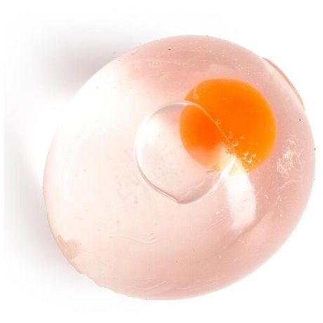 Мялка "Яйцо", с водой, с желтком/Антистрессовая игрушка