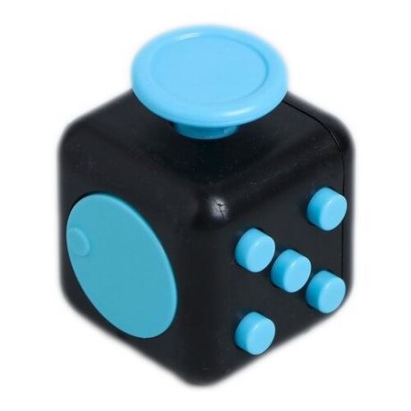 Игрушка-антистресс Puzzle Стрессоутолин 4785942 черный/голубой