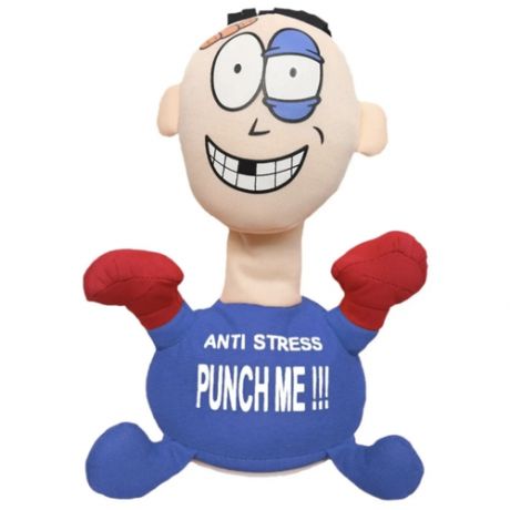 Электронная плюшевая игрушка/антистресс для снятия напряжения/хулиган с синяком/кукла для битья Punch me