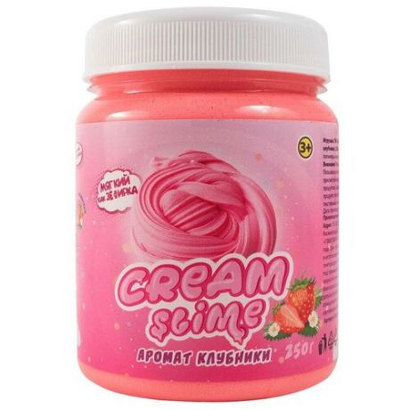 Слайм SLIME Cream аромат клубники (SF02-S) розовый