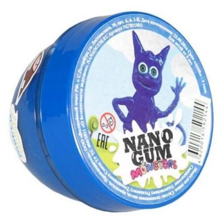 Жвачка для рук NanoGum Морси 50 грамм синий