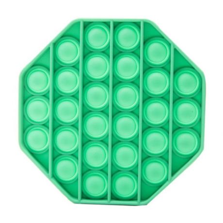 Тактильная сенсорная игрушка- антистресс Pop It восьмиугольник (Зеленая)