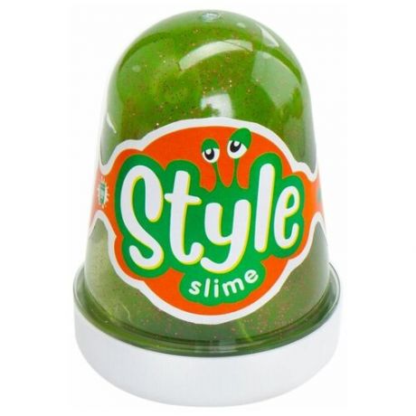 Стайл Слайм блестящий "Зеленый с ароматом яблока" 130 мл. Лори (LORI) Сл-019