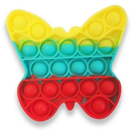 Сенсорная игрушка-антистресс "Бабочка"/ Симпл димпл / Игрушка для детей / Игрушка-пупырка / Антистресс для рук / Поп Ит / Попи