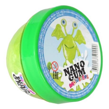 Жвачка для рук NanoGum Зени зеленый
