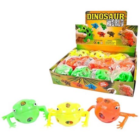 Игрушка-мялка Junfa toys Dinosaur World Лягушка