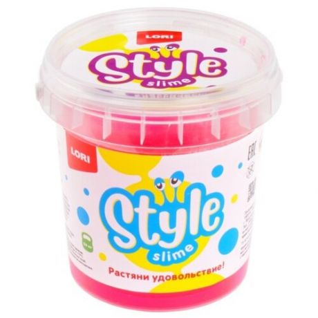 Лизун LORI Style slime классический с ароматом вишни розовый