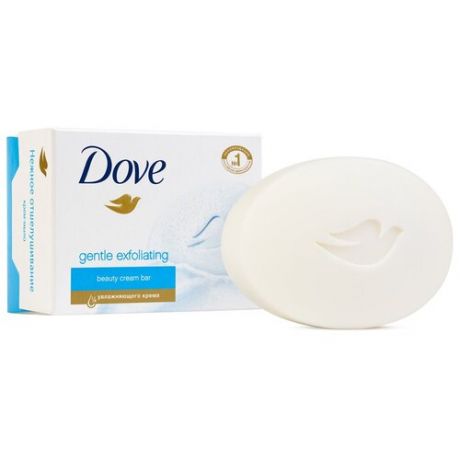 Dove Крем-мыло кусковое бессульфатное Нежное отшелушивание, 135 г