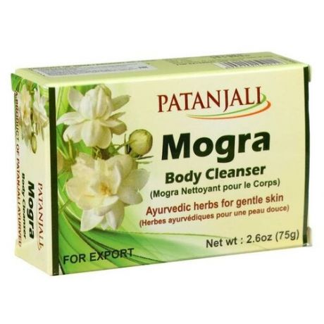 Мыло аюрведическое травяное Patanjali "Могра", 75 г