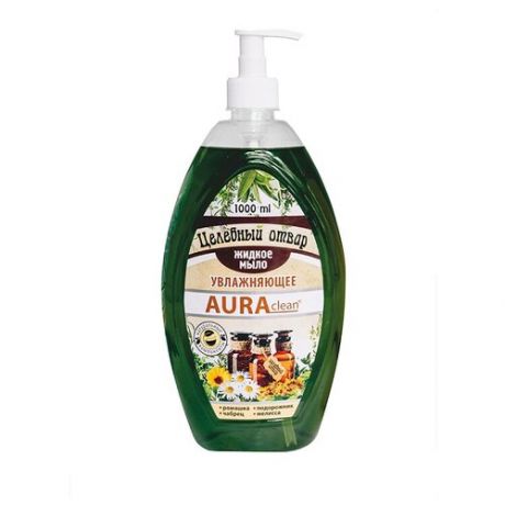 Aura clean Мыло жидкое Целебный отвар, 1 л