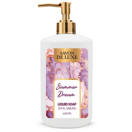 Savon de Luxe жидкое туалетное мыло для рук Серия Парадайс 400мл Сон на закате (Summer Dream)