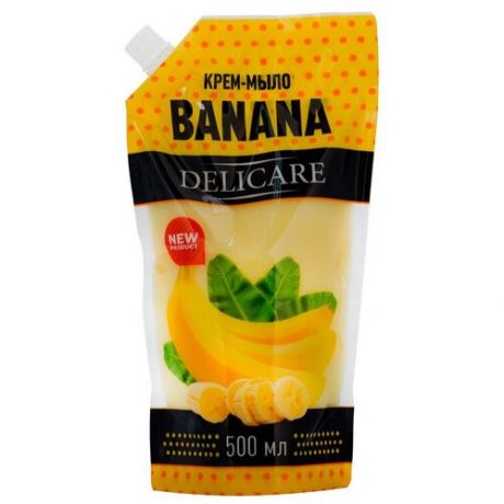 Delicare Крем-мыло жидкое Арома Банан, 500 мл