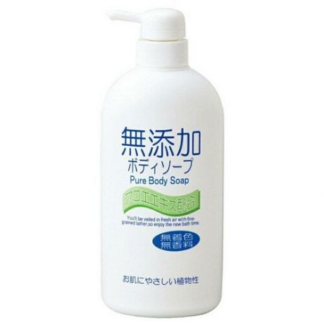 Натуральное жидкое мыло для тела No added pure body soap, 550 мл