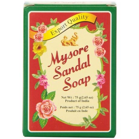 Мыло сандаловое Майсор Сандал (Mysore Sandal soap Karnataka) 150г