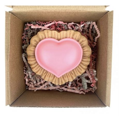 Мыло ручной работы ко Дню Святого Валентина 14 февраля Печенье сердце