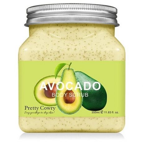 Pretty Cowry avocado body scrub сраб для тела с авокадо, 350 мл