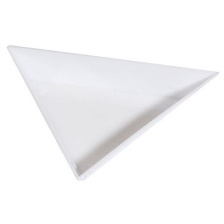 Planet nails Пластиковый треугольник для украшений белый