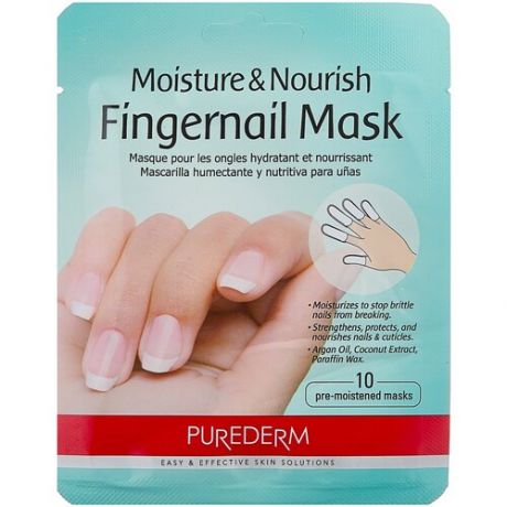 Маска Purederm Moisture & Nourishing Fingernail Mask, 20 г