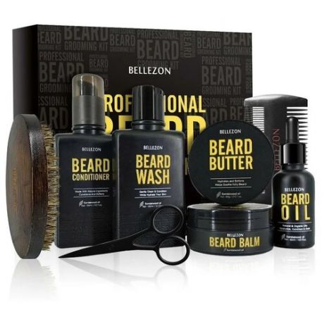 BELLEZON Набор для ухода за бородой Professional Beard Grooming Kit