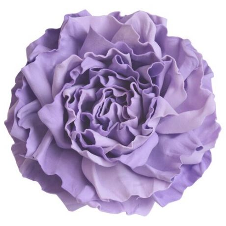 Фиолетово-сереневая заколка-брошь цветок роза 181011м