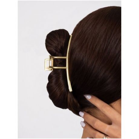 ElbaWear / Заколка краб для волос на голову, заколочка крабик металлическая, аксессуар украшение, заколка банан