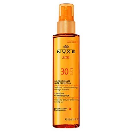 Nuxe Sun тонирующее масло для тела SPF 30 150 мл