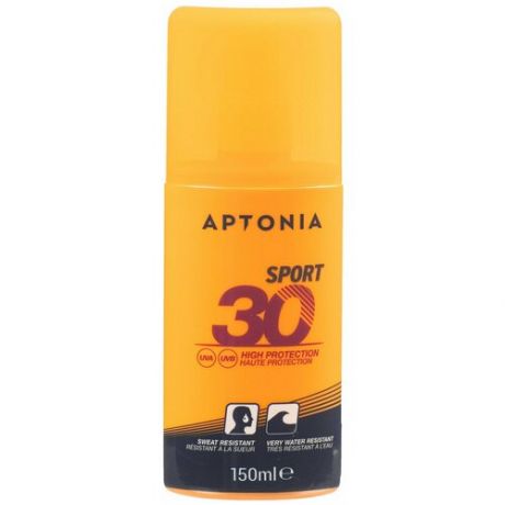 Солнцезащитный крем–спрей SPORT IP30 150 мл APTONIA X Decathlon