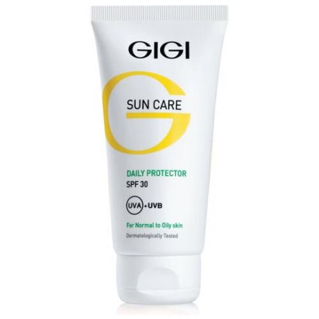 Gigi Солнцезащитный крем с защитой ДНК для жирной кожи SPF 30 75 мл 1 шт.